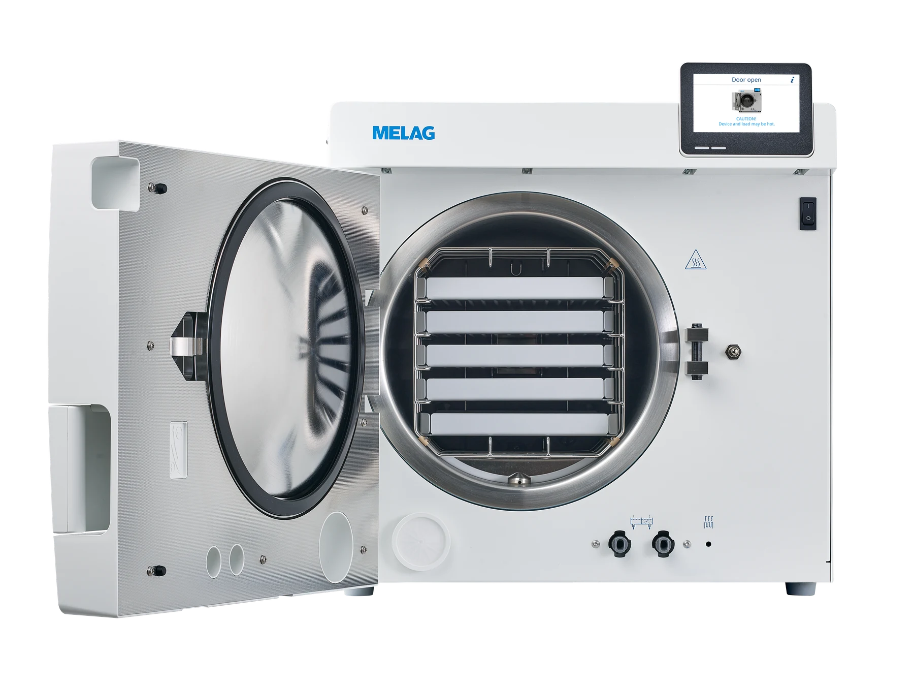 Autoclave MELAG Vacuclave abierto